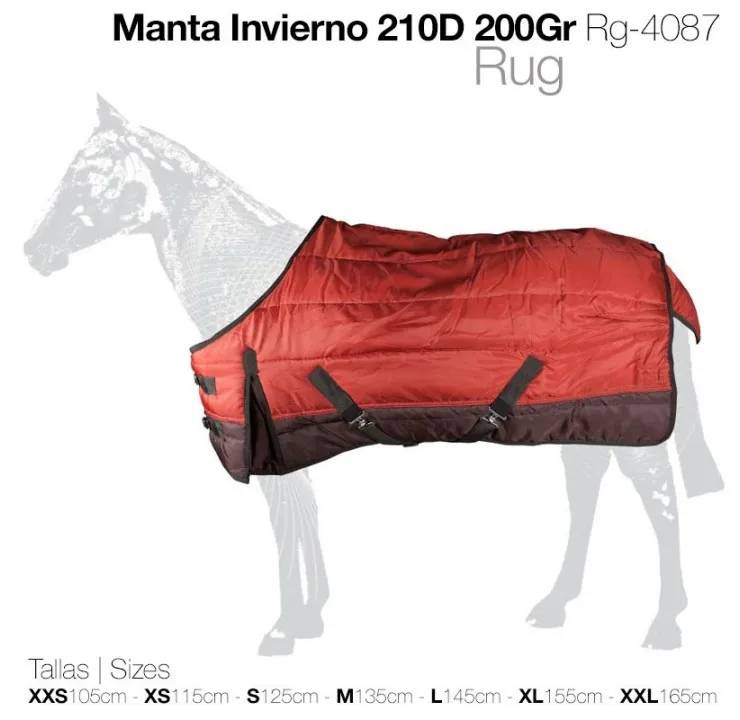 Manta Invierno 200gr RG4087 XXL 165cm