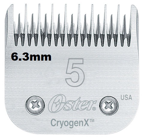 Oster Cabezal Cryogen-X  Talla 5 6'3mm